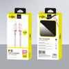 Imagen de Cable USB Lightning a USB tipo C 1m, varios colores, KLGO en caja