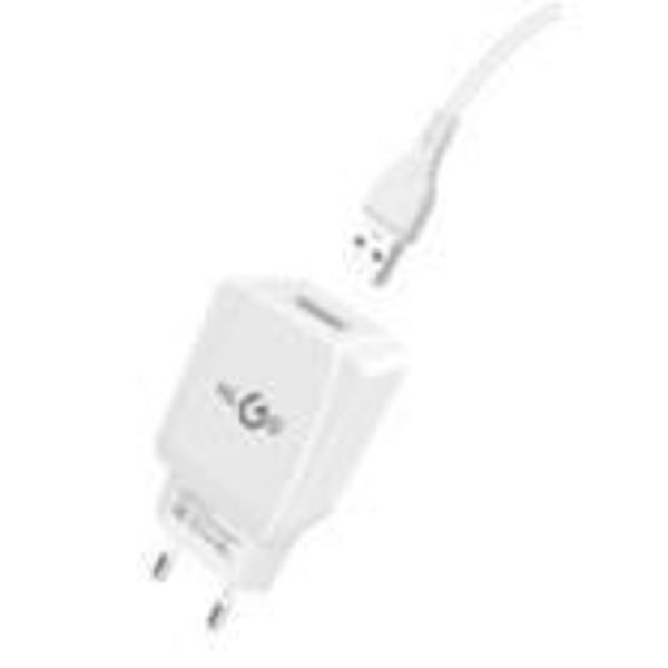 Imagen de Cargador para celular con cable, USB-Lightning, KLGO en caja