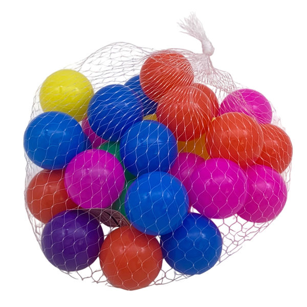 Imagen de Pelotas para pelotero lisas x25 7cm, en red