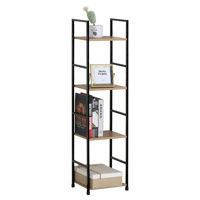 Imagen de Mueble estantería de hierro y MDF, 4 estantes, en caja, Berlina Home