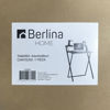 Imagen de Escritorio plegable de hierro y MDF con estante, en caja Berlina Home