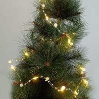 Imagen de Luces LED x50 luciérnagas de alambre, 3AA, en caja PACK x10