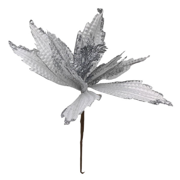 Imagen de Adorno navideño flor, en bolsa