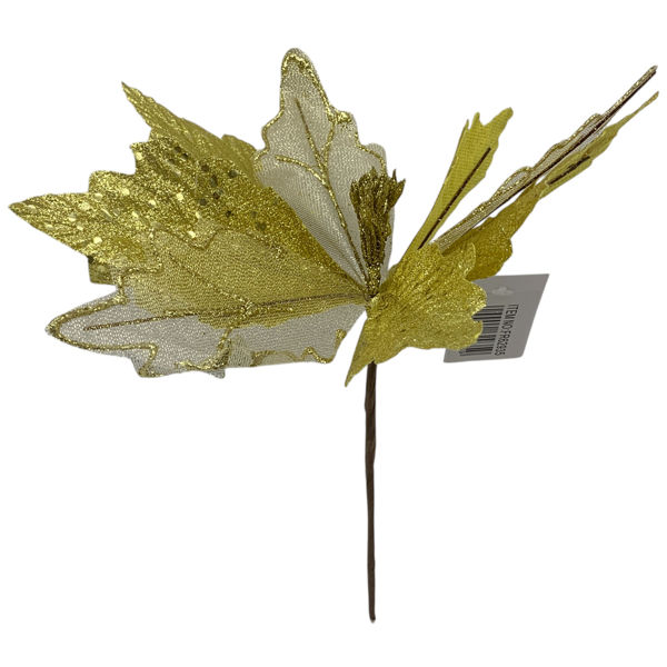 Imagen de Adorno navideño flor, en bolsa