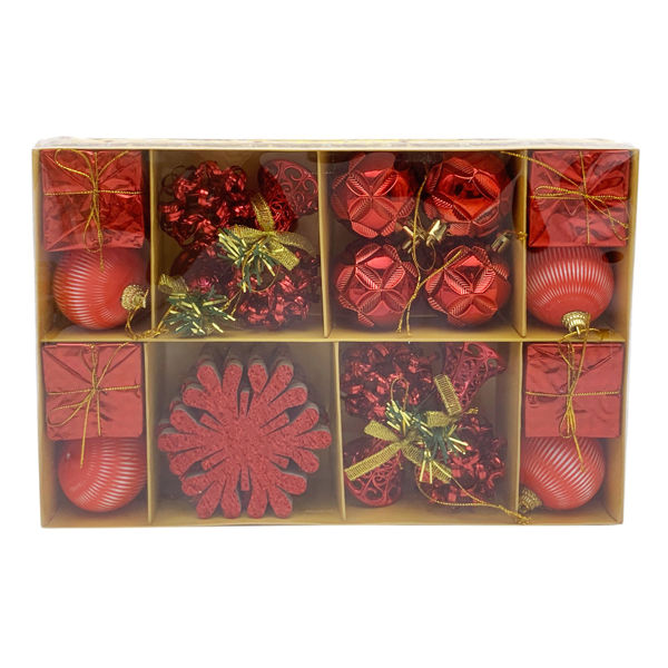 Imagen de Adorno navideño surtido x25, en caja