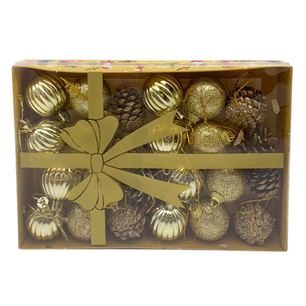 Imagen de Adorno navideño surtido x24, en caja