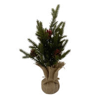 Imagen de Adorno árbol navideño para mesa, con piñas