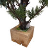 Imagen de Árbol navideño común, 102 ramas 70cm, con maceta de madera