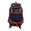 Imagen de Mochila infantil con ruedas, bolsillo frontal y 2 bolsillos laterales, varios diseños, en bolsa