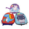 Imagen de Mochila infantil rígida, diseño en relieve, en bolsa varios diseños