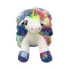 Imagen de Mochila infantil, tela peluche 1 cierre, con peluche, varios colores