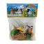 Imagen de Animales de granja de plástico, x12, mini, con accesorios, en bolsa