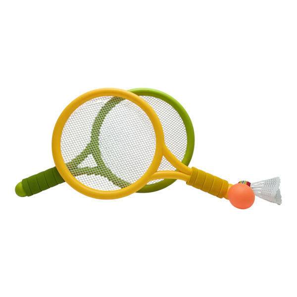 Imagen de Paletas para playa, de plástico x2, con pelota, en red, varios colores