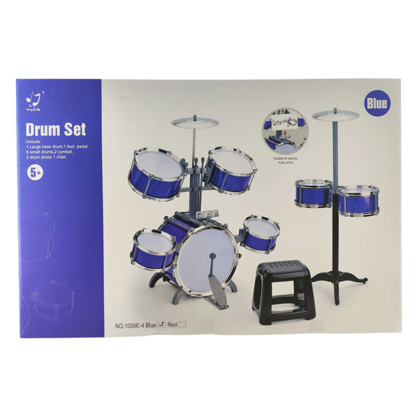 Imagen de Batería con banco 7 tambores, en caja