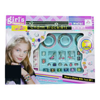 Imagen de Cuentas para armar pulseras y collares, dijes de metal en caja