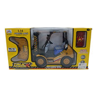 Imagen de Autoelevador a control remoto, con luz, recargable + 2AA, en caja