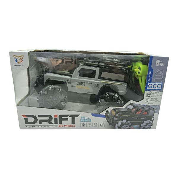 Imagen de Camioneta a control remoto con luz, giro 360º, USB y 2AA, en caja, 2 colores