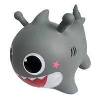 Imagen de Inflable saltarín tiburón con luz y sonido, 2 colores