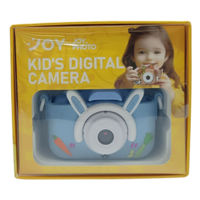 Imagen de Cámara de fotos digital, con grabadora, juegos, música, HD, celeste, en caja