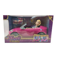 Imagen de Muñeca, x2, con auto y accesorios, en caja