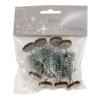 Imagen de Adorno árbol navideño x8 para mesa