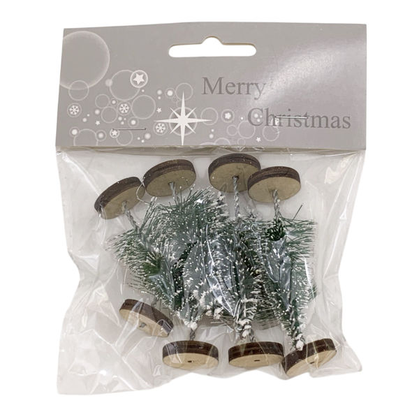 Imagen de Adorno árbol navideño x8 para mesa