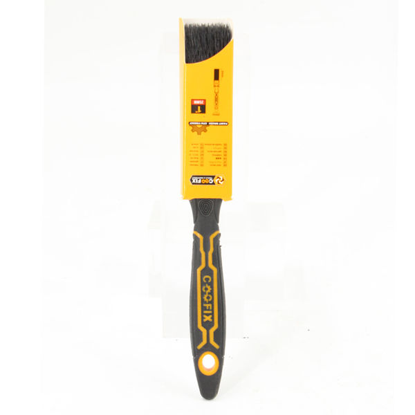 Imagen de Pincel mango de plástico y cerdas nylon, para pintura al aceite, 1", Coofix