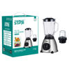 Imagen de Licuadora 1.5L, 5 velocidades con mini procesadora o molinillo de café y semillas, vasos de vidrio, 350W, en caja WINNING STAR