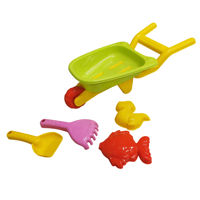 Imagen de Juego de playa, carretilla de plástico, 5 piezas, en red