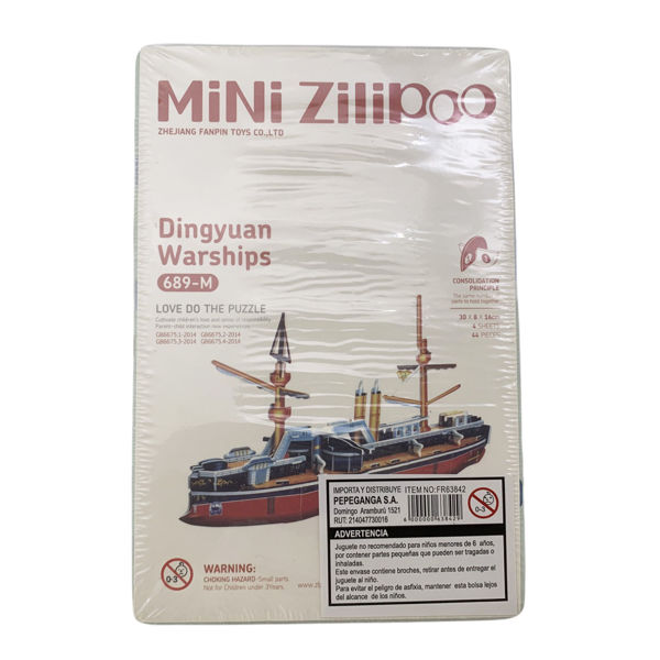 Imagen de Puzzle 3D, cartón, diseños surtidos, en bolsa