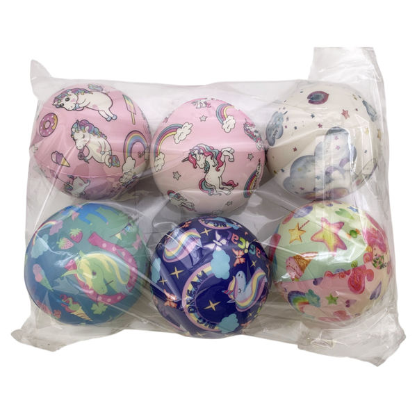 Imagen de Pelota PU varios diseños, PACKx6