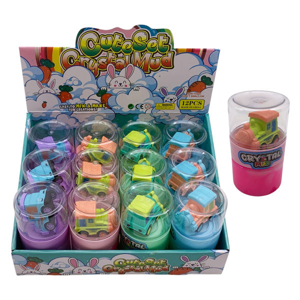 Imagen de Masa pegajosa, con trencito, CAJAx12 varios colores