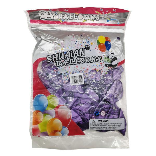 Imagen de Globo 10" x50  CROMADO violeta