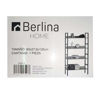 Imagen de Mueble estantería de hierro y MDF, 4 estantes, en caja, Berlina Home