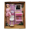 Imagen de Muñeca con tocador y accesorios de spa, en caja