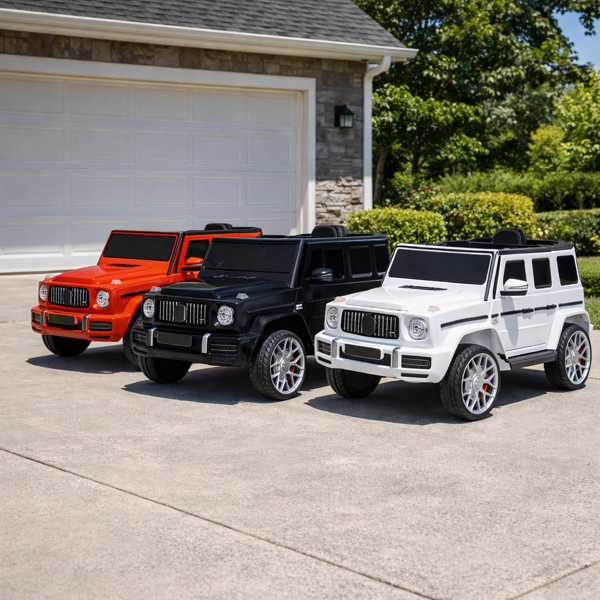 Imagen de Jeep a batería, con control remoto, luz y sonido, 2 baterías de 6V c/u, en caja, varios colores