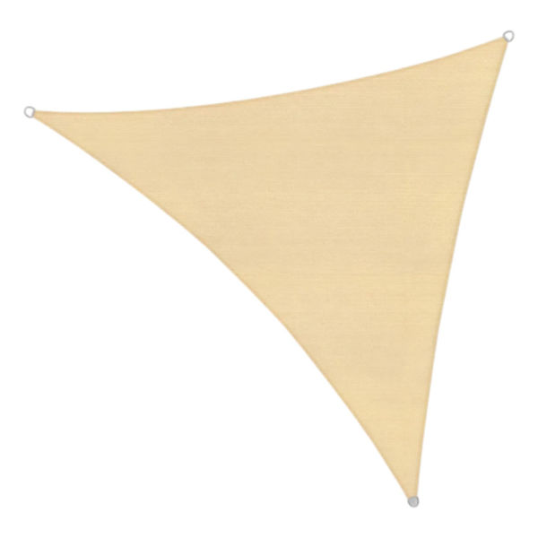 Imagen de Toldo vela de poliéster, recubierto de PU, UPF 50+, 5x5x5m  en bolsa BEIGE, Berlina Outdoor