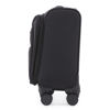 Imagen de Valija Berlina NEGRO, semi rígida, carry on, ruedas omnidireccionales 360, manija telescópica, tranca numérica, correa para ajustar ropa, bolsillo interior con cierre y 3 bolsillos exteriores