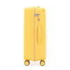 Imagen de Valijas Berlina x3 AMARILLO, rígidas, ruedas omnidireccionales 360, manija telescópica ancha, tranca numérica, correa para ajustar ropa, bolsillo interior con cierre