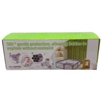 Imagen de Corral para bebé desarmable, con ventosas en las patas, protección en las uniones y cierre lateral, en caja varios colores