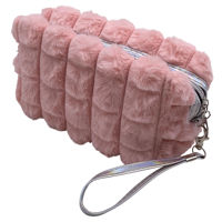 Imagen de Neceser peluche con cierre, varios colores