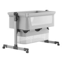 Imagen de Cuna colecho con balanceo, mosquitero desmontable y organizador, con ruedas, con bolso para transporte, en caja