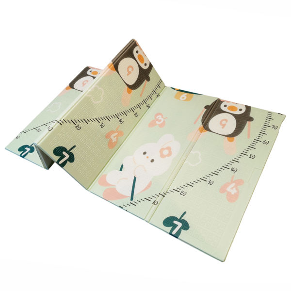 Imagen de Alfombra infantil plegable de poliuretano, antigolpes en bolsa, varios diseños