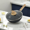 Imagen de Sartén wok antiadherente, con tapa de vidrio, 24cm compatible con todo tipo de hornalla, en caja, WINNING STAR