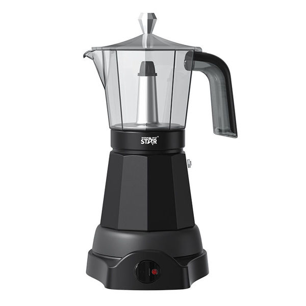Imagen de Cafetera italiana, eléctrica, 6 tazas, 480W, en caja, WINNING STAR