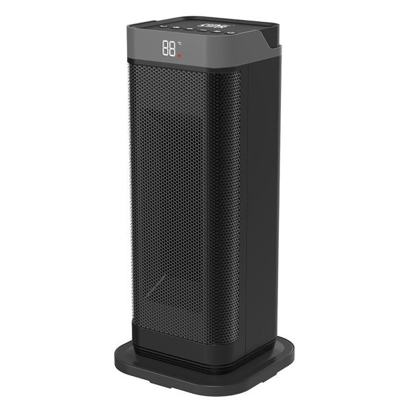 Imagen de Caloventilador vertical oscilante, con control remoto, 2000W, en caja, WINNING STAR