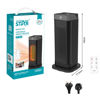Imagen de Caloventilador vertical oscilante, con control remoto, 2000W, en caja, WINNING STAR
