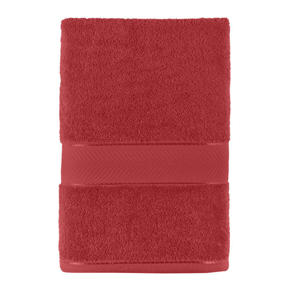 Imagen de Toalla de baño, 100% algodón, 67x140cm, 520g, premium, rojo, Berlina by Teka