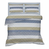 Imagen de Sábanas 2 plazas Berlina by Teka, con diseño, 138x188x30 200x220 50x70cm, set de 4 piezas 100% algodón, 120 hilos, en sobre de PVC