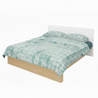 Imagen de Sábanas Queen size Berlina by Teka, con diseño, 158x198x30 240x250 50x70cm, set de 4 piezas 100% algodón, 120 hilos, en sobre de PVC